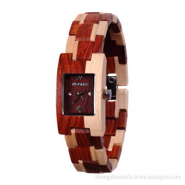 Fashionable Wooden Watches, Mixed Colors, Hand-crafted, Customized Designs are Welcome